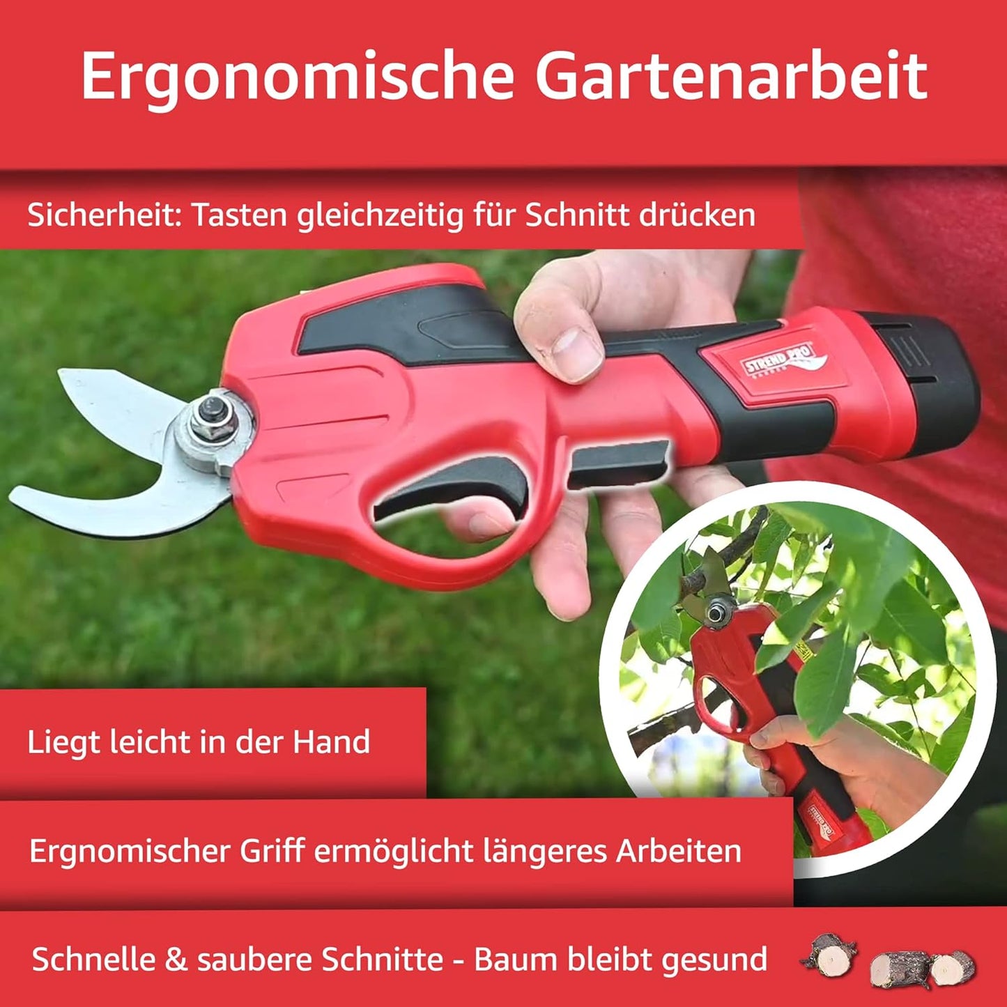 Astschere, Mit Teleskopgriff
