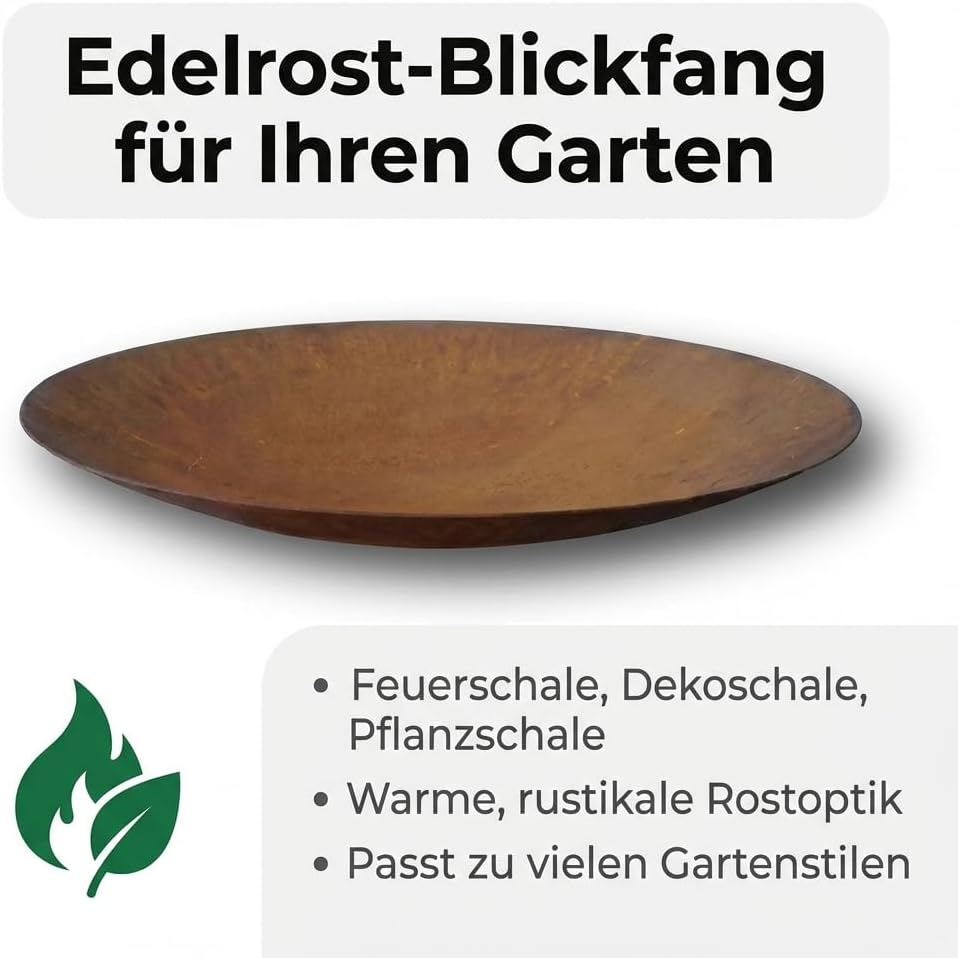 Runde Feuerschale