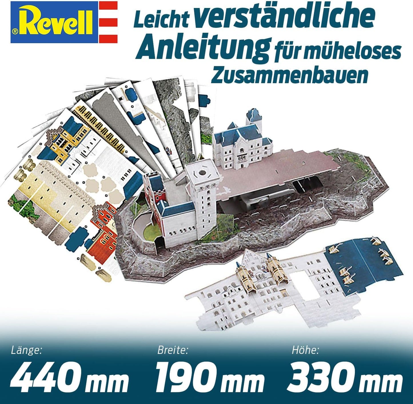 3D Puzzle Schloss Neuschwanstein (121 Teile), Burgen Neuschwanstein