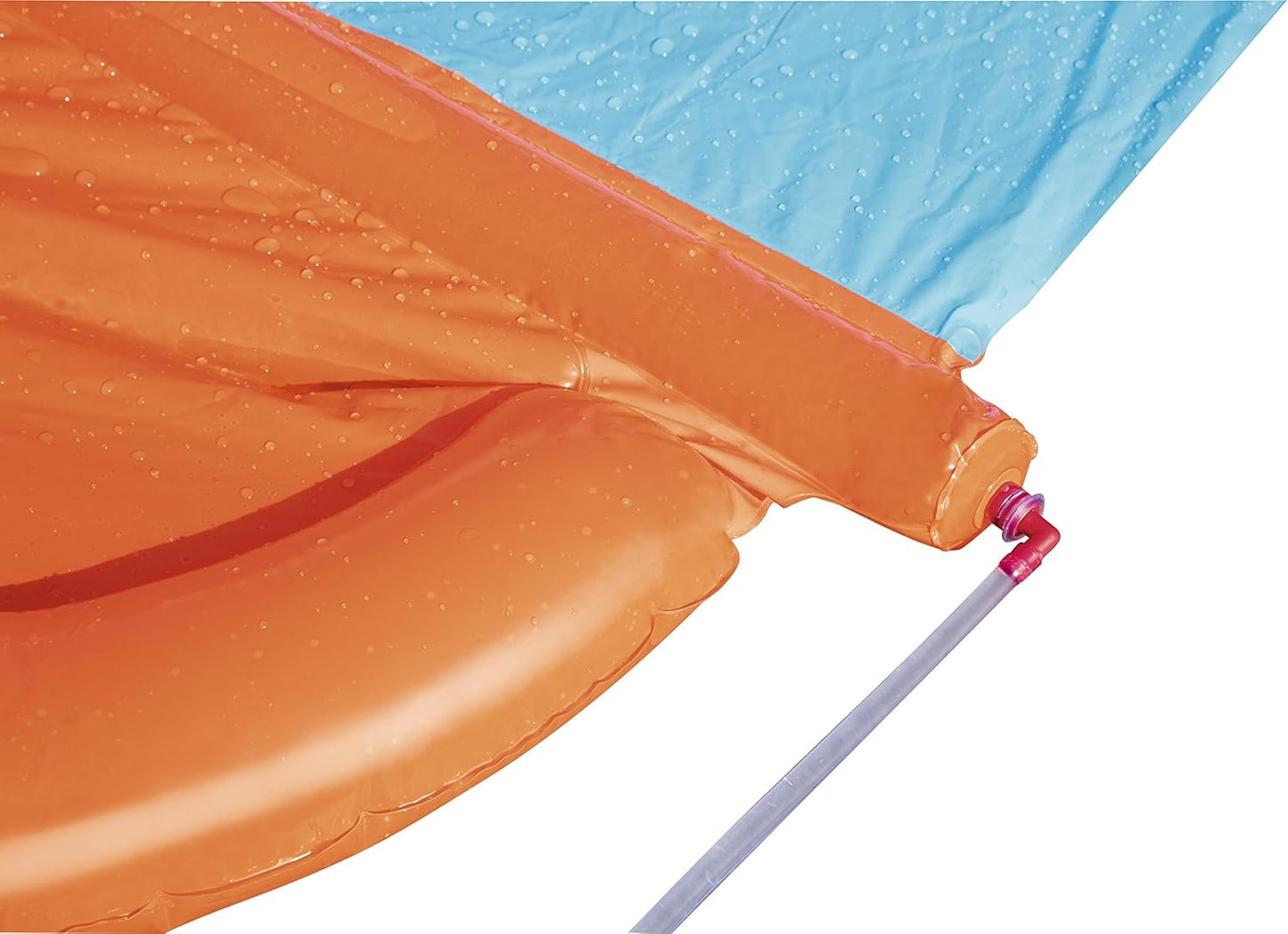 H2oGo Doppel Wasserrutsche mit Ziel-Fontaine, Zweispuriger Dragstrip