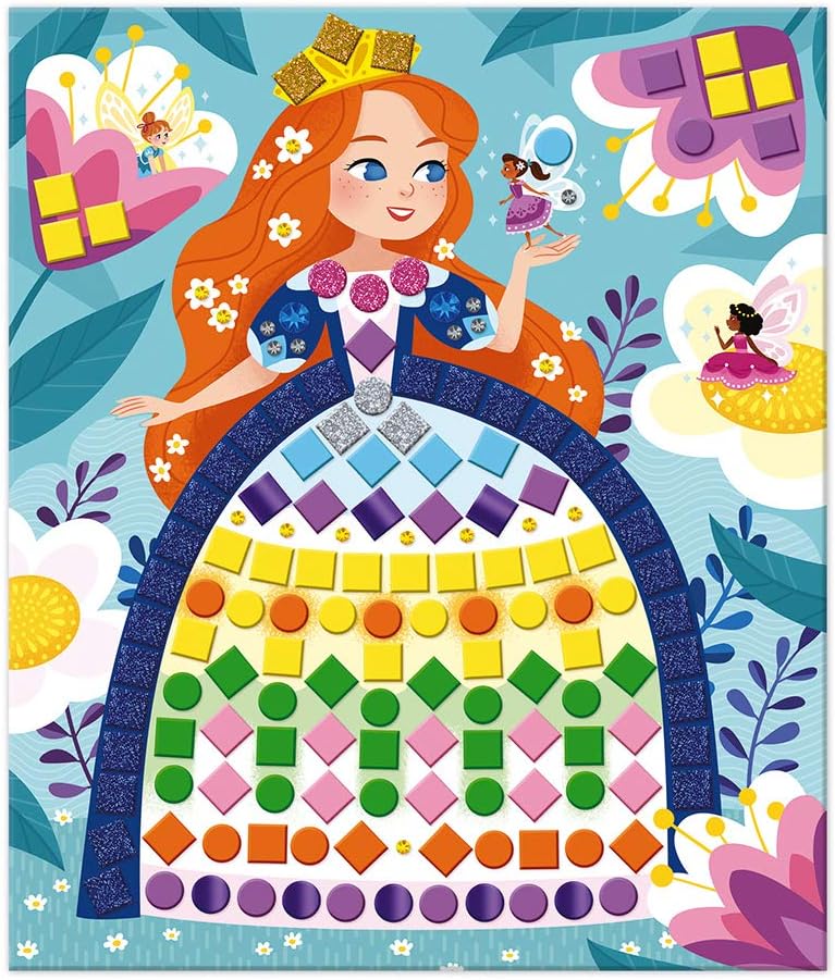 Mosaik-Set Prinzessinnen und Feen, Prinzessinnen und Feen