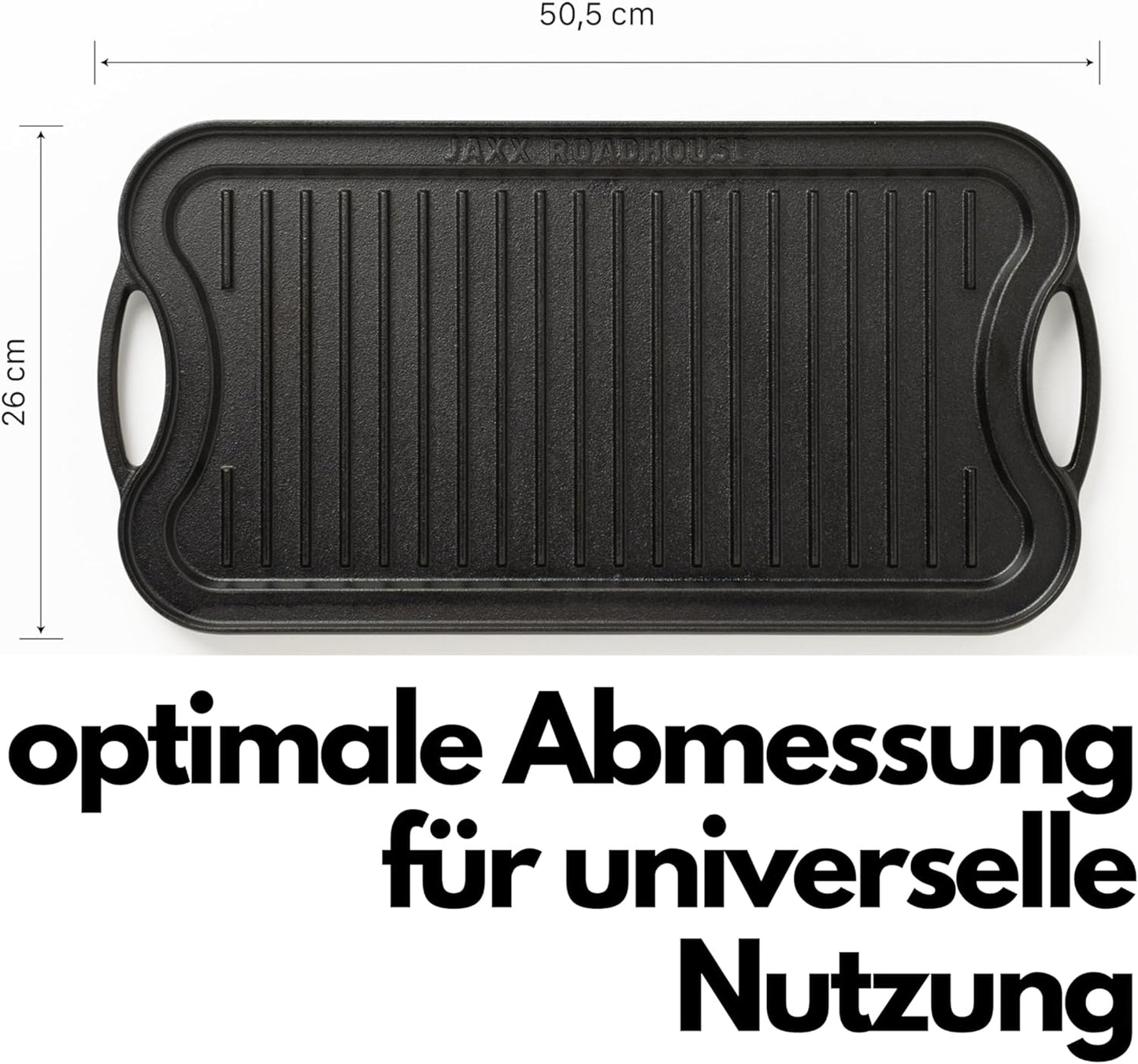 Gusseisen-Grillplatte für Grill & Herd