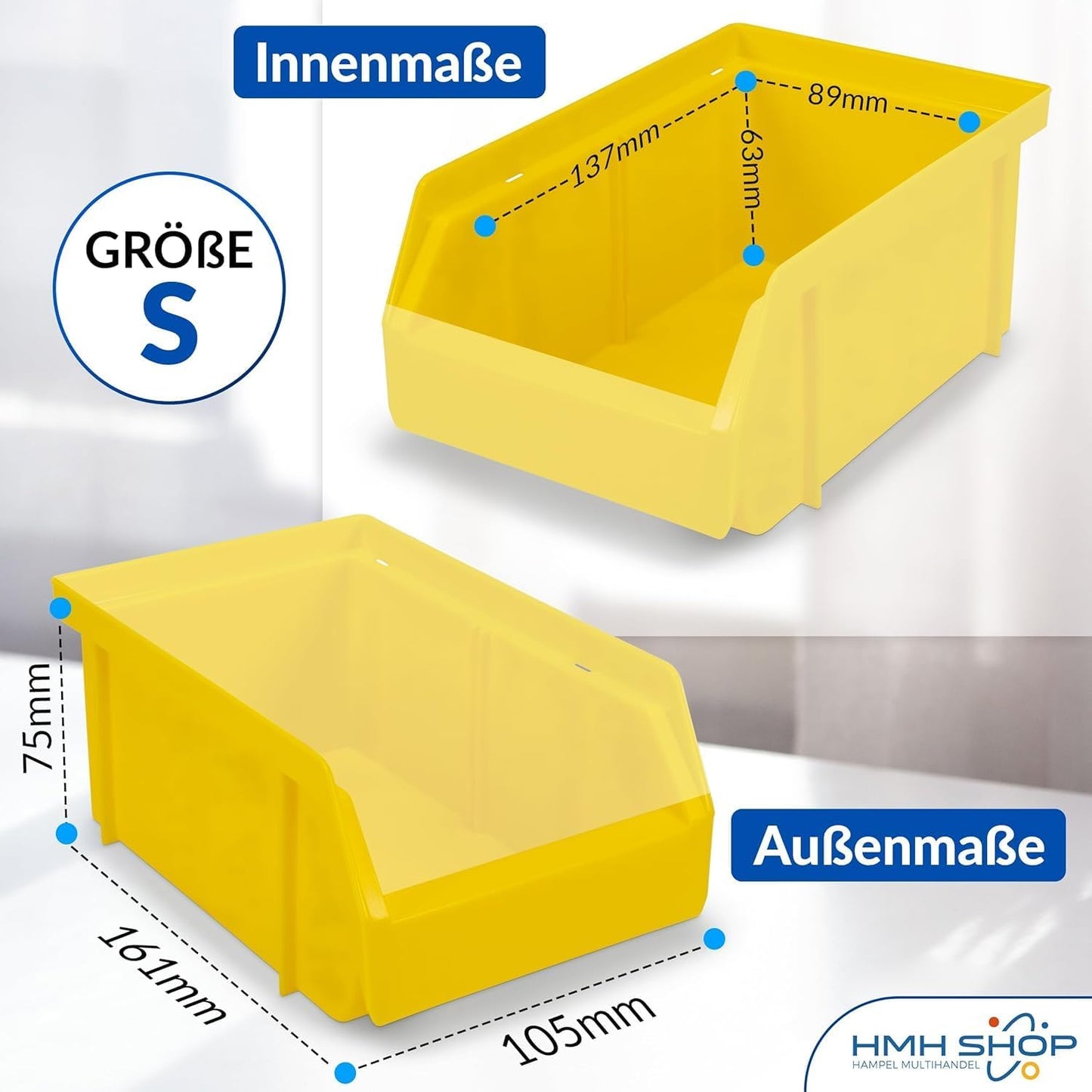 36-teiliges Stapelboxen-Set