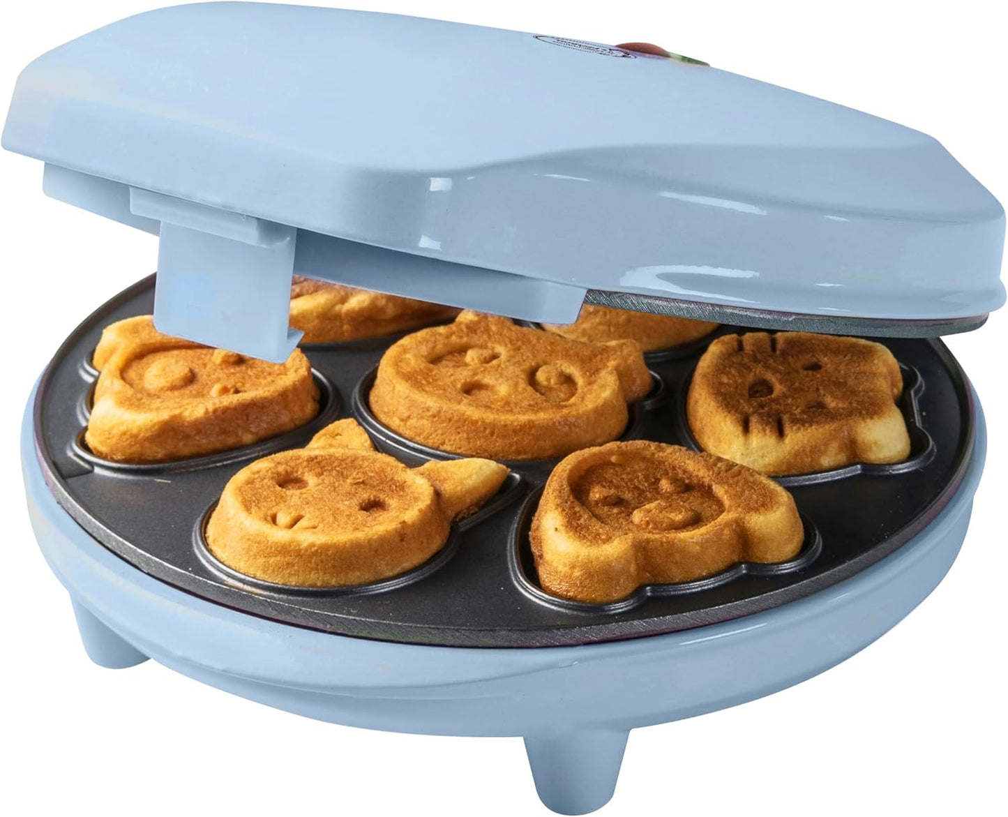 Tiermotiv Waaffel Maker, Blau, Blau