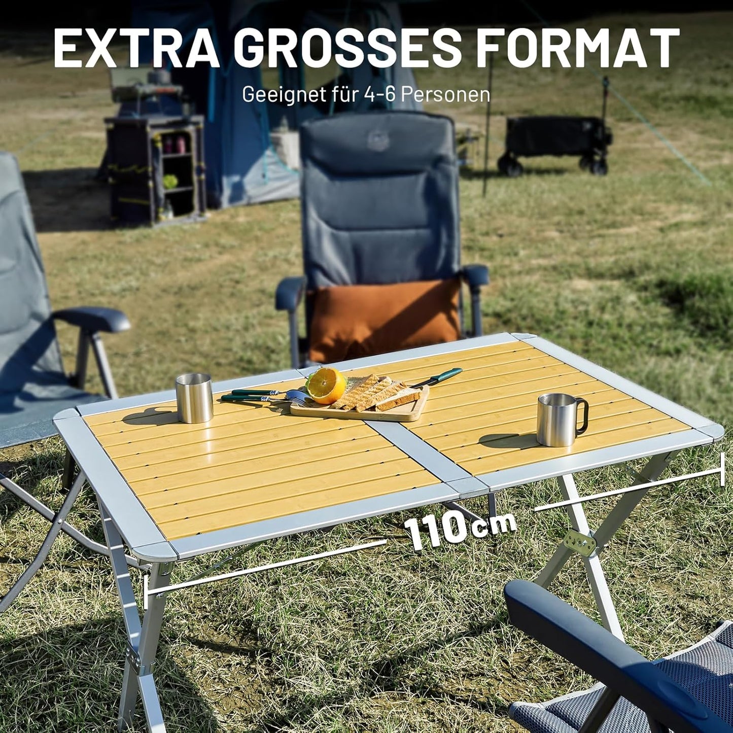 Klappbarer Campingtisch