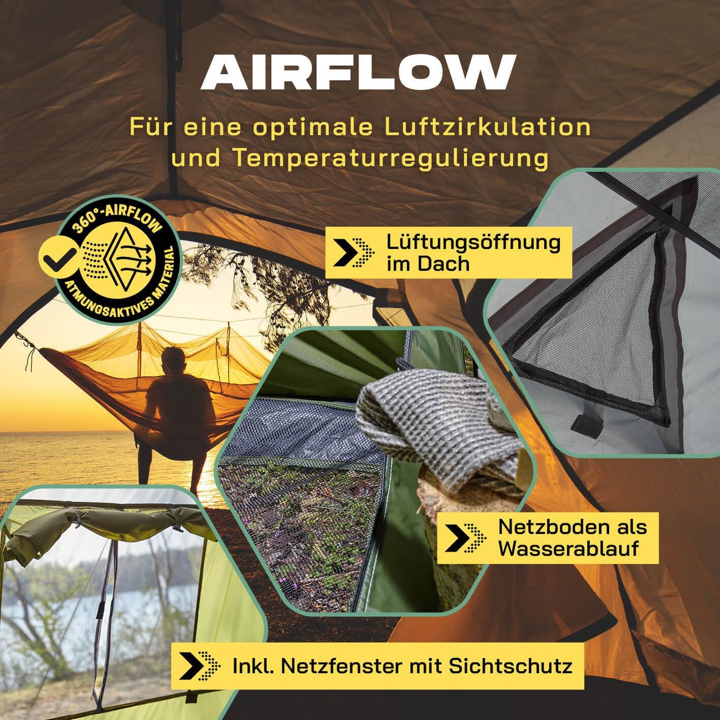 Pop-Up Dusch- und Toilettenzelt, Grün 1 Person