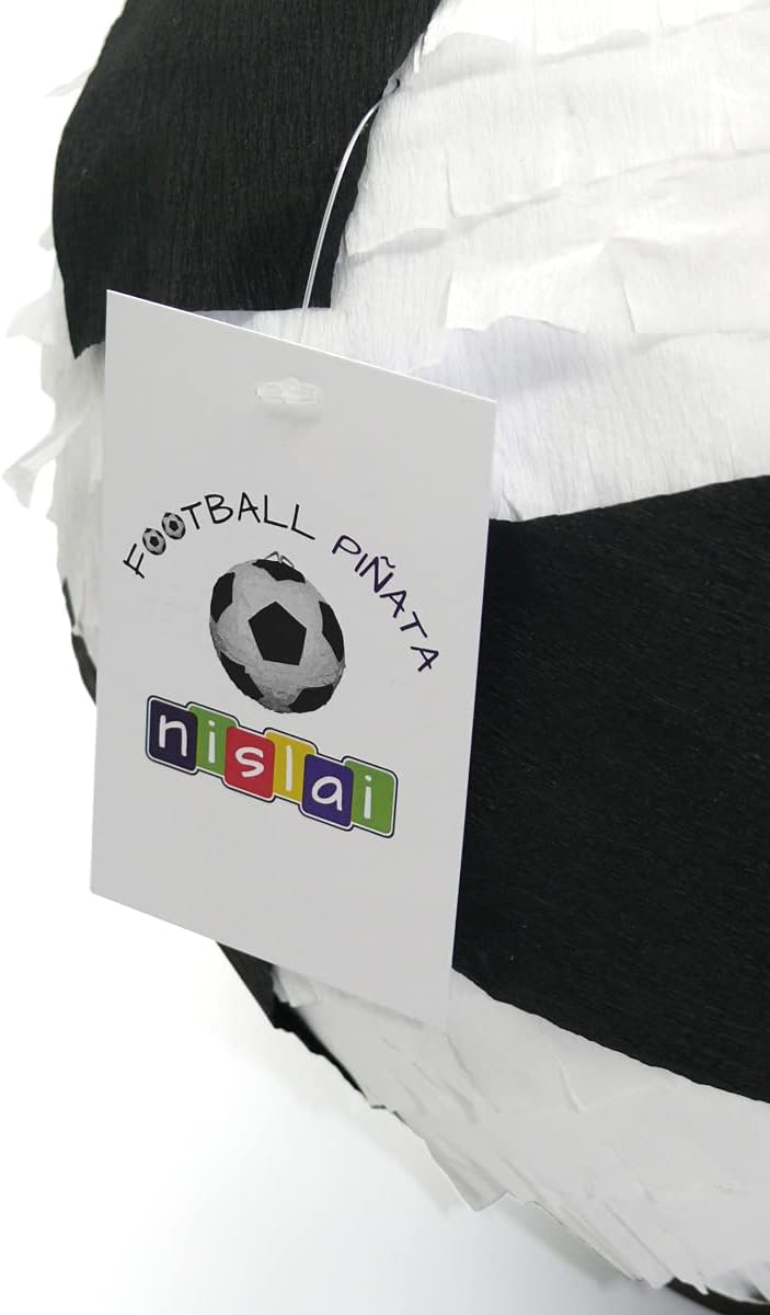 3D-Fussball-Piñata Set mit Stock und Maske