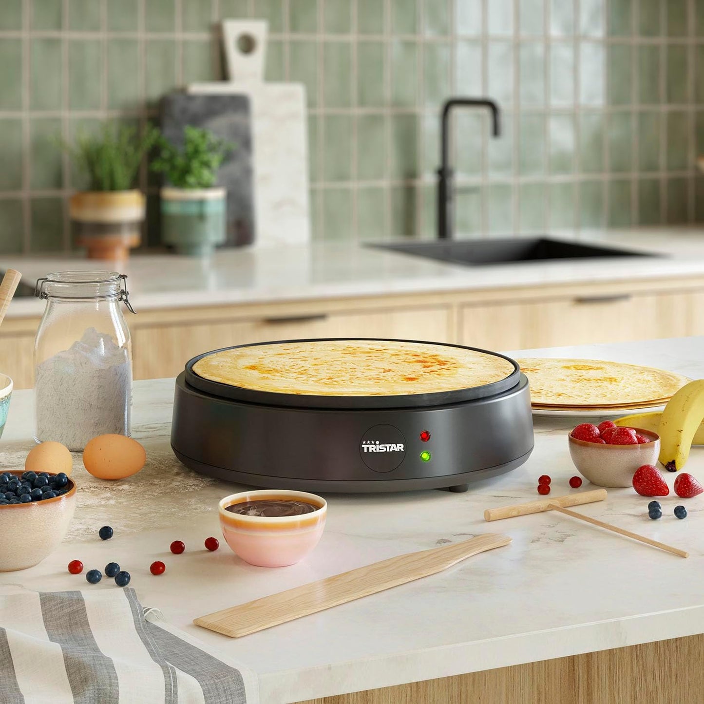 Crêpe-Maker, Schwarz
