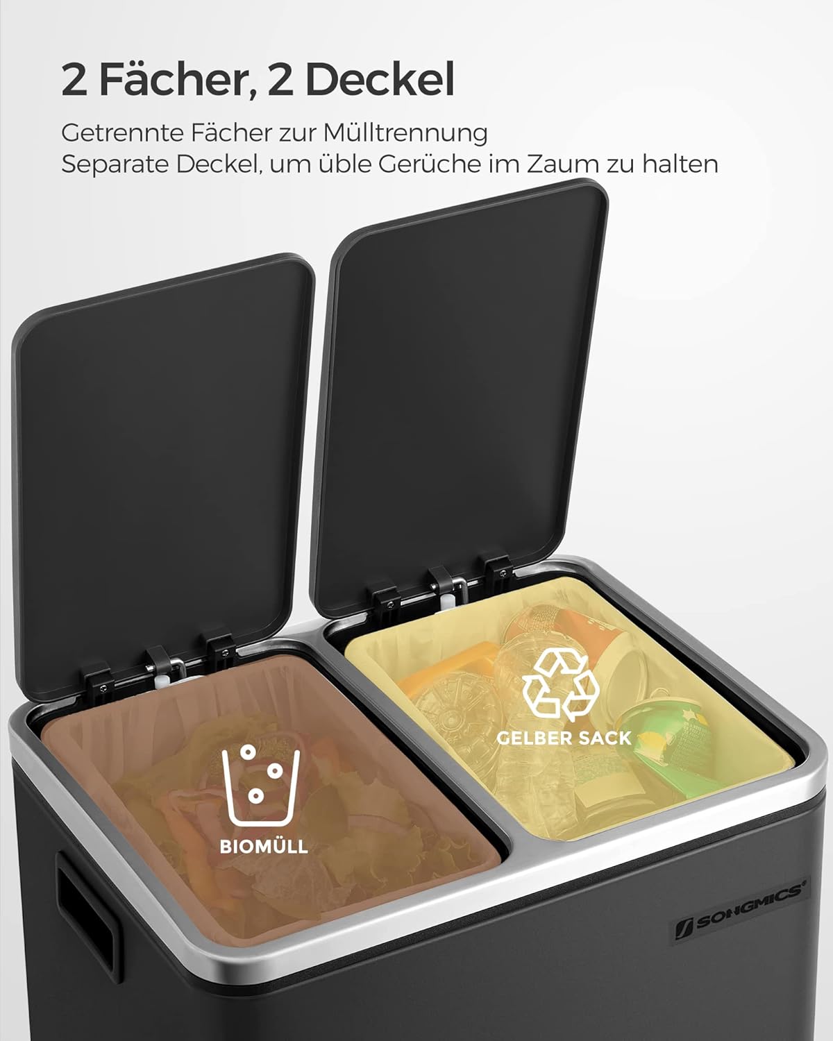 Mülltrennsystem, Tintenschwarz