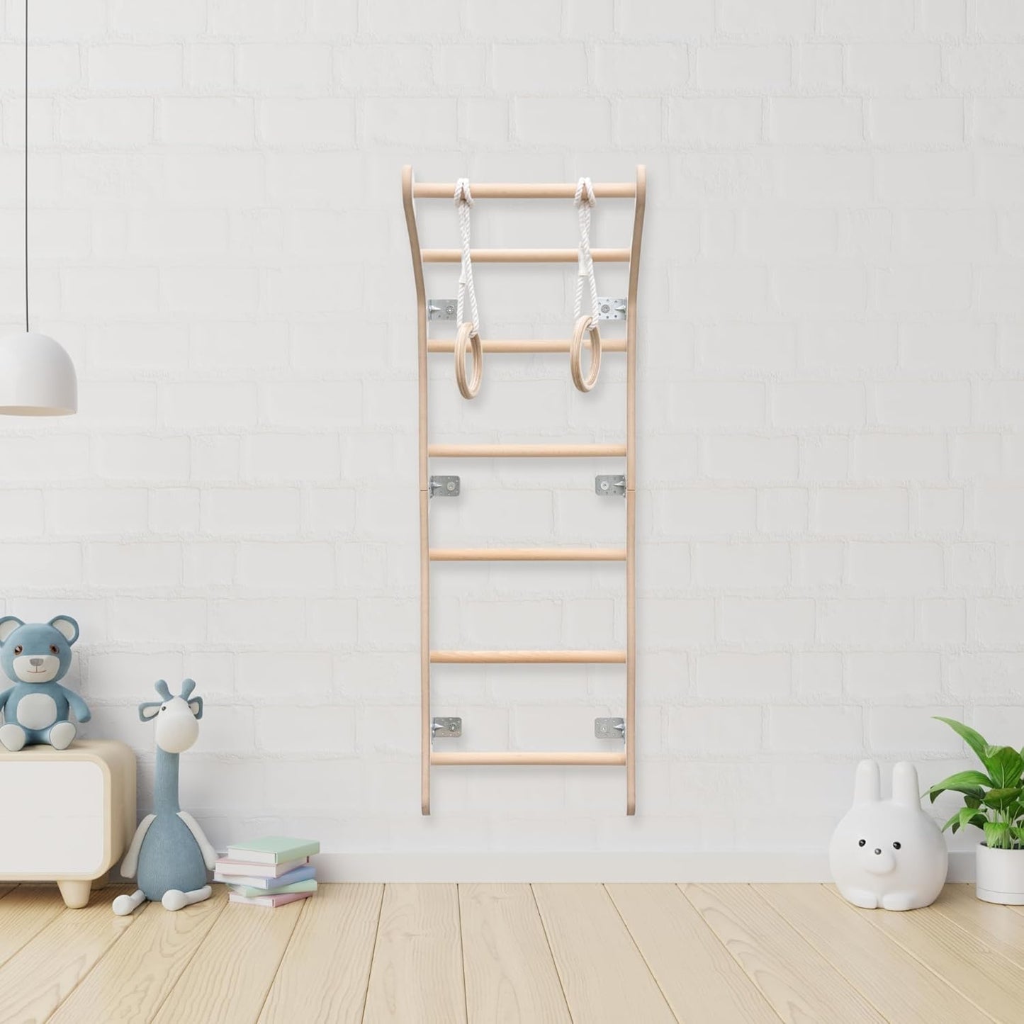 Indoor Klettergerüst mit Ringen für Kinder