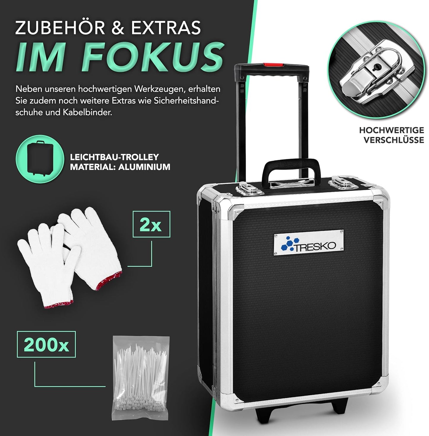 Werkzeug Set, Schwarz