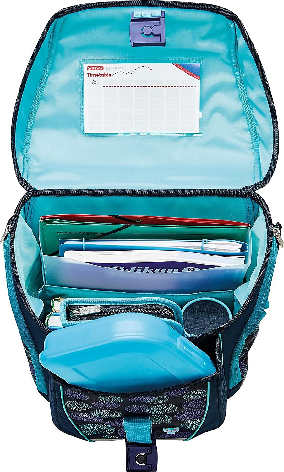 FiloLight Plus Flower Owl, Schulranzen
