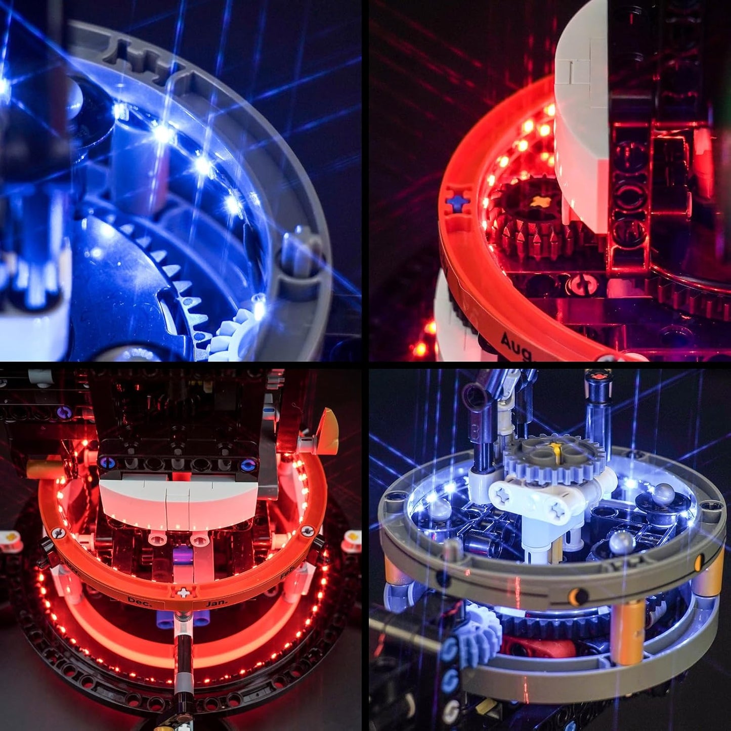LED Licht Set für LEGO Sonne Erde Mond Modell (42179), 42179 Planet Earth and Moon in Orbit