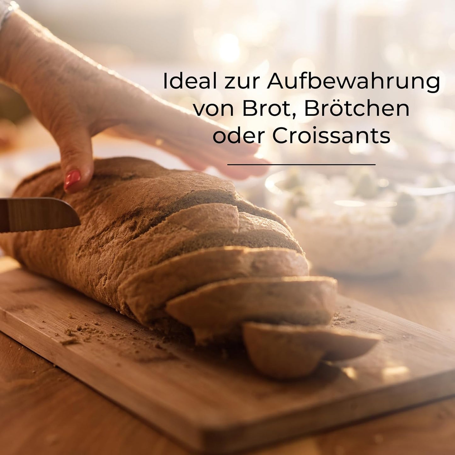 Brotkasten, Grau - Premium