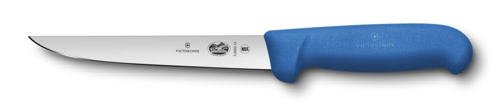 Fibrox Ausbeinmesser, Gerade Klinge – Blau