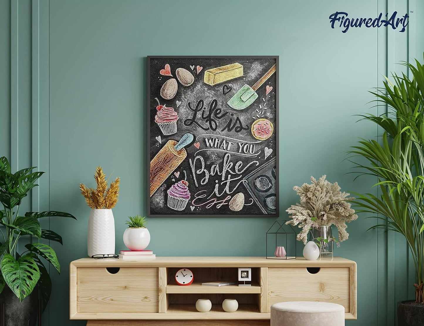 Diamond Painting, 40 x 50 cm, Bake it 40x50cm (Ohne Rahmen)