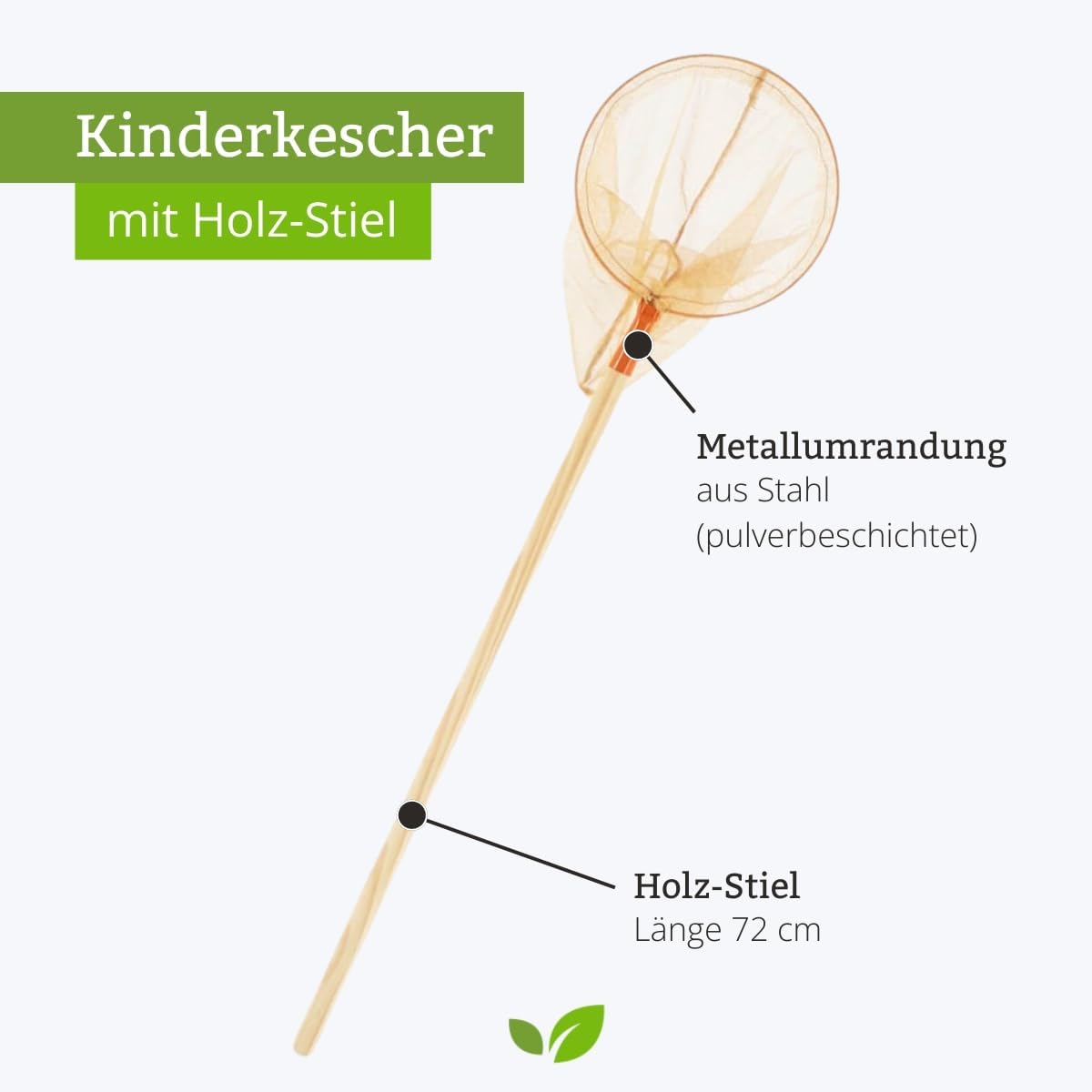 Kescher für Kinder, Orange
