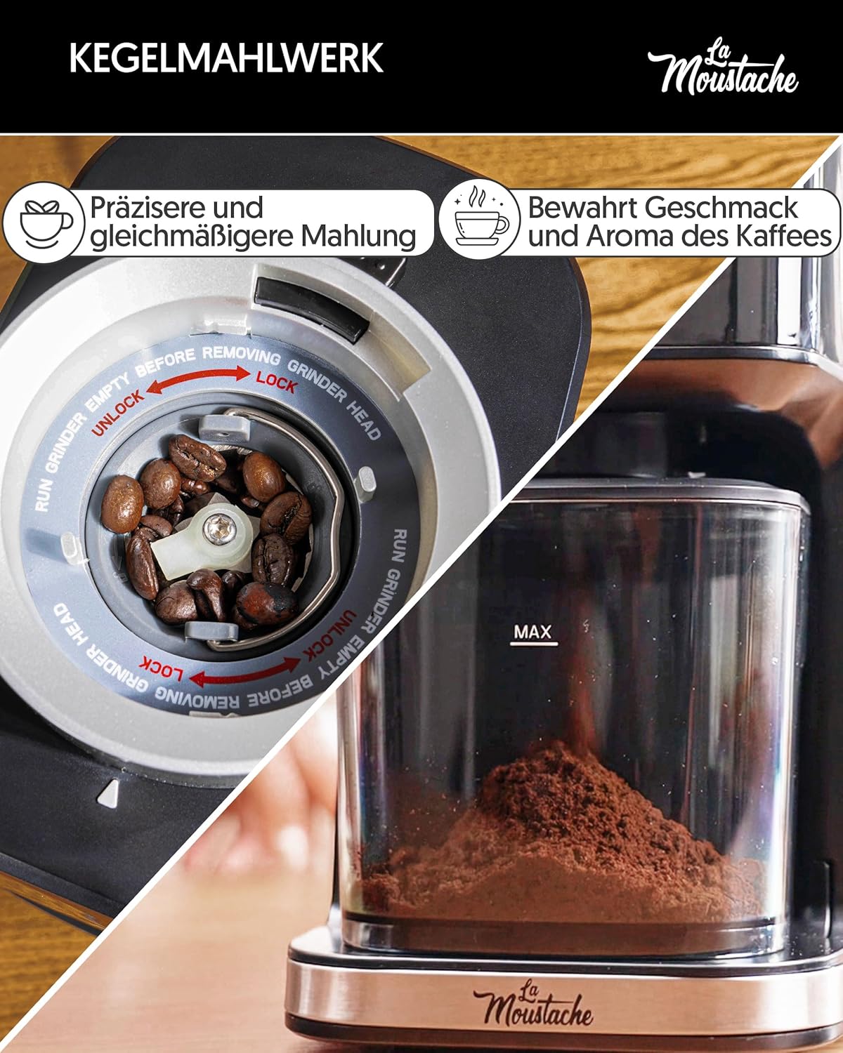 Kaffeemühle GrindMaster BD-CG018, BD-CG018
