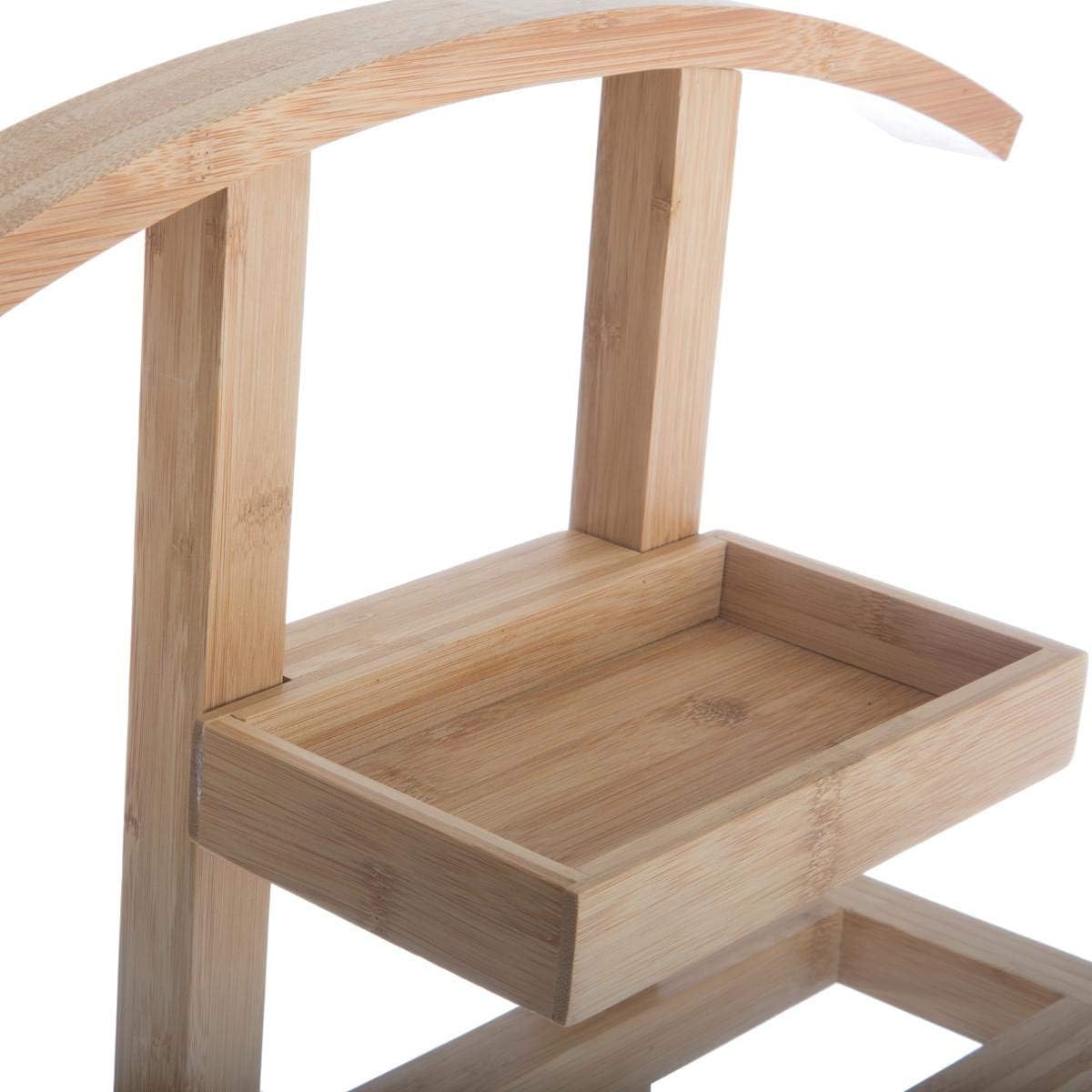 Mehrzweckdiener aus Bambus, cm Beige