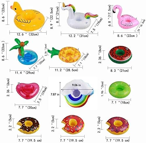 15-teiliges aufblasbares Getränkehalter-Set, 15PCS Aufblasbare Getränkehalter Set
