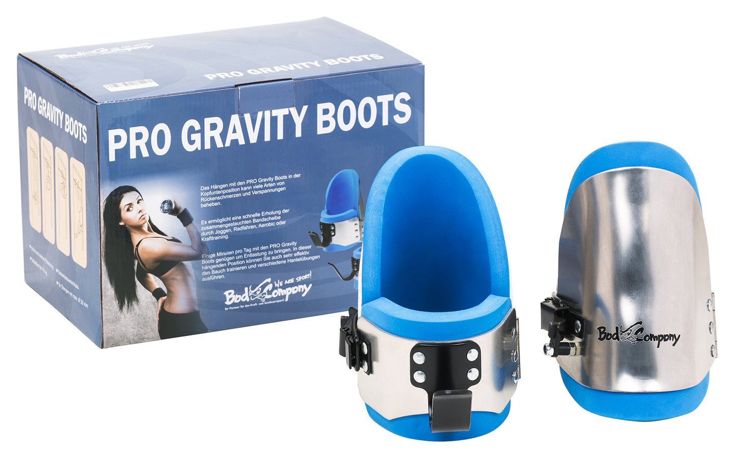 Gravity Boots mit Sicherheitsverschluss, b - Blau/Metallic-Silber