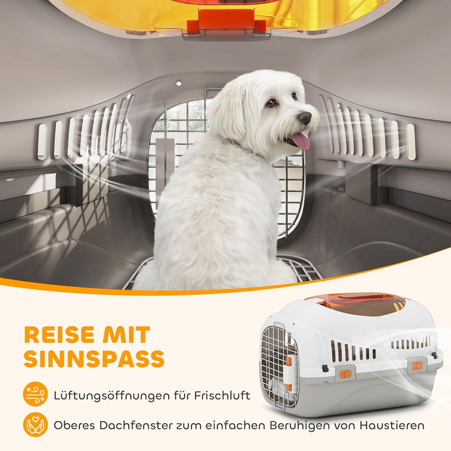 Transportbox Kunststoff, Stahl Hellgrau