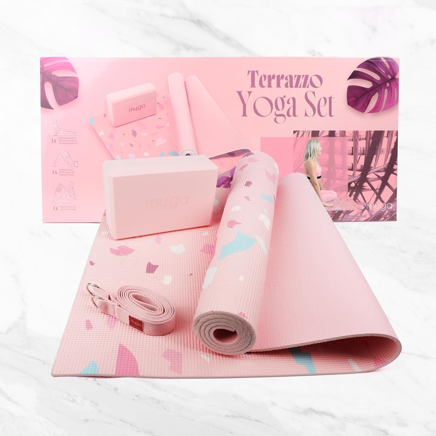 Yoga Starter Kit, Terrazzo