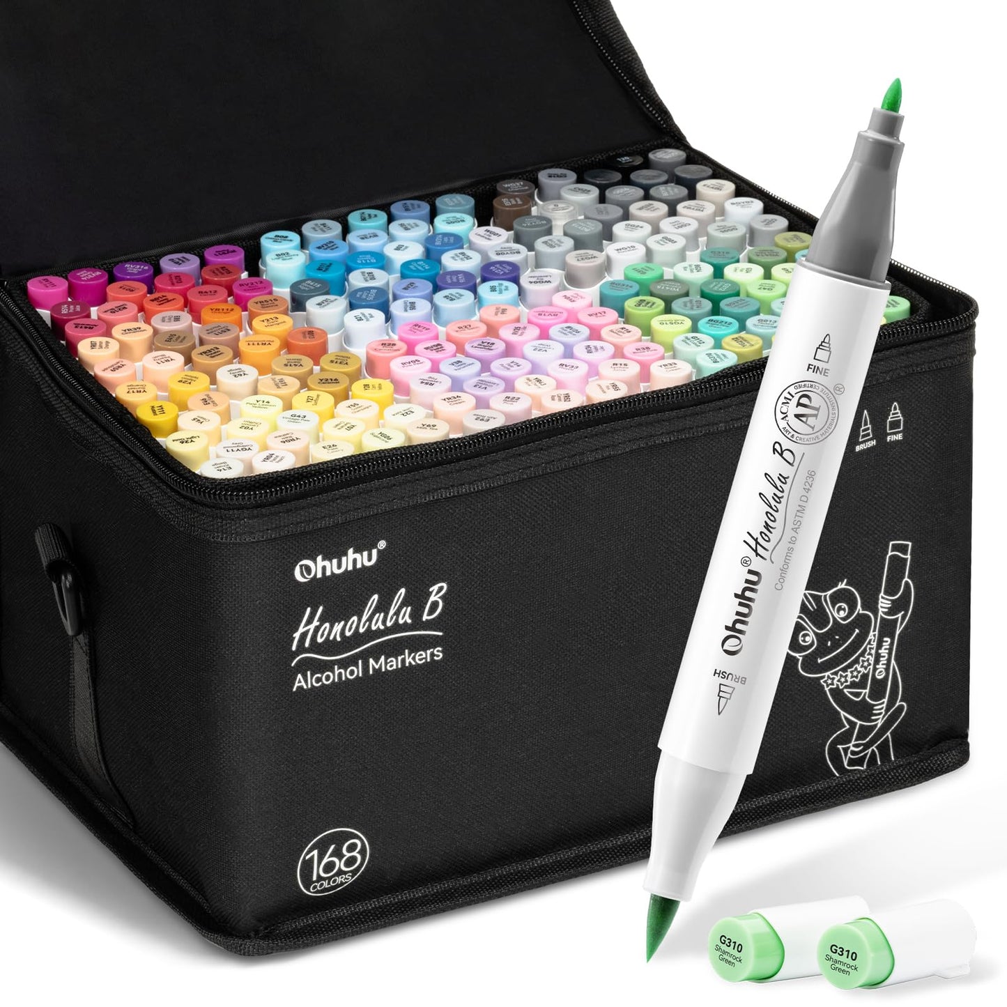 Permanentmarker-Set, 168 Farben
