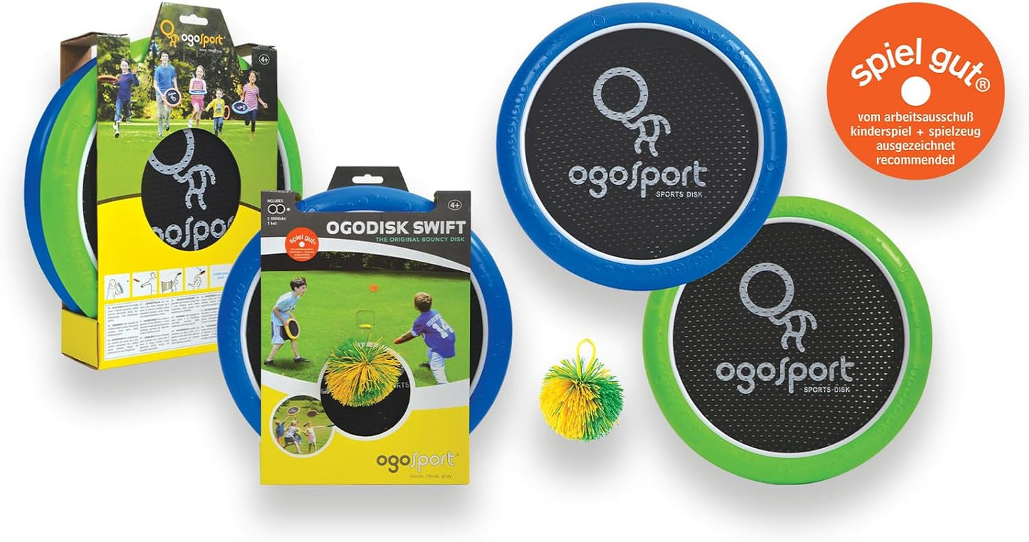 Ogo Sport Set mit Softdiscs und Ball, Blau Einheitsgrösse Single