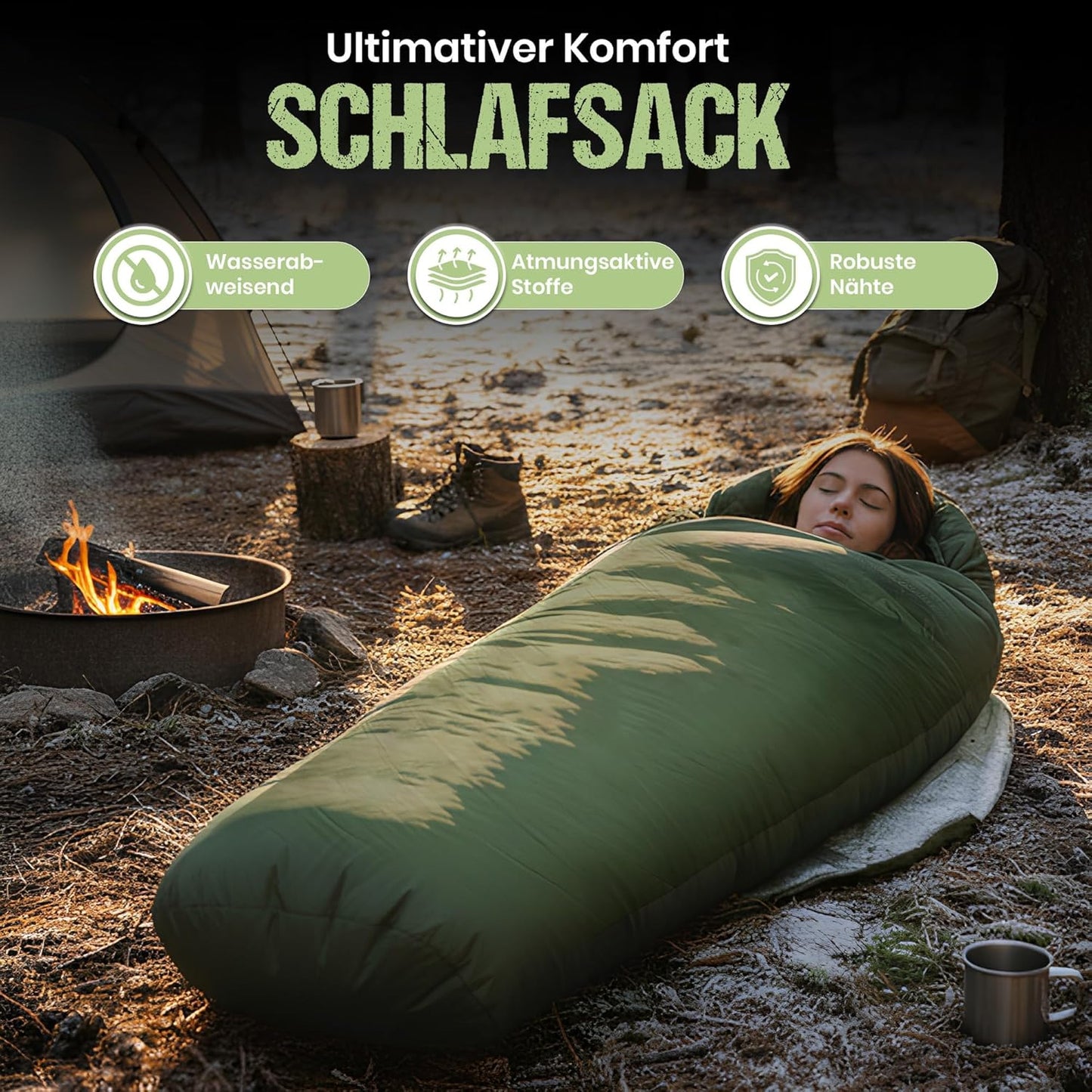 Mumien-Schlafsack Thermo