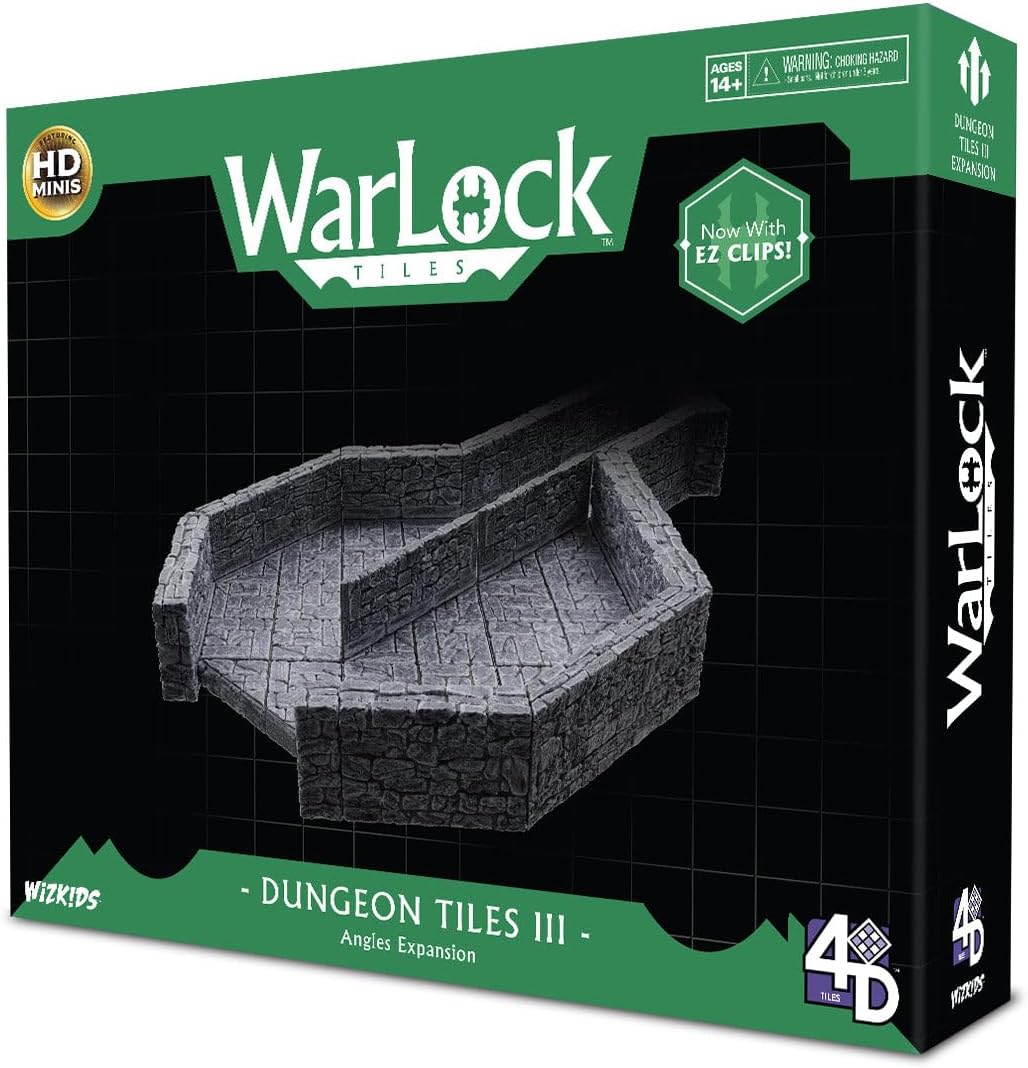 WarLock Tiles: Dungeon Tile III - Winkel-Set, Dungeon Tile III - Winkel