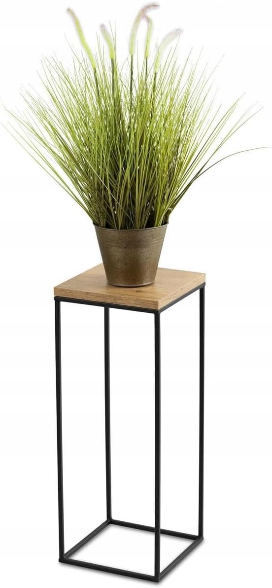 Pflanzenständer im Loft-Stil, Eiche 60 cm