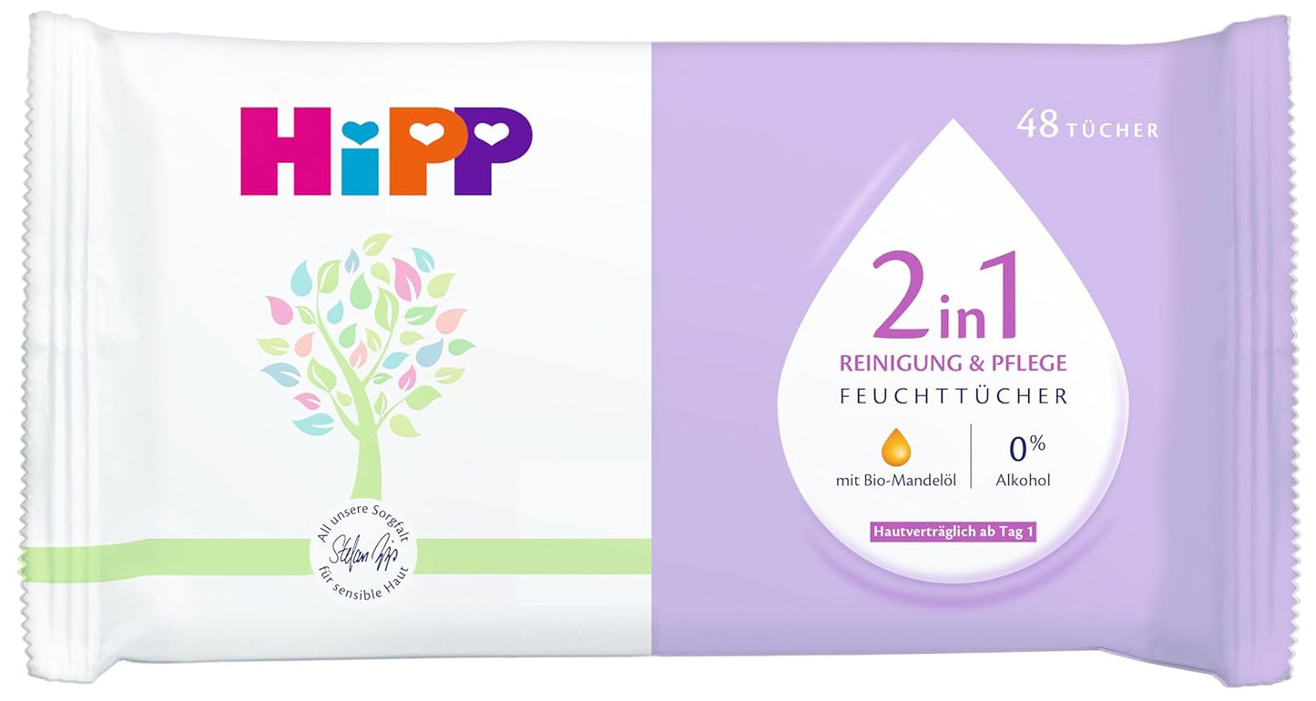 2in1 Reinigung & Pflege Feuchttücher, 240 stück (3er Pack)