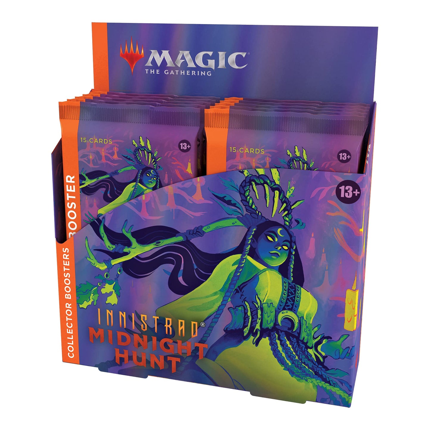 Magic: The Gathering - Innistrad: Midnight Hunt Sammler-Booster Display englisch, Sammelkarten