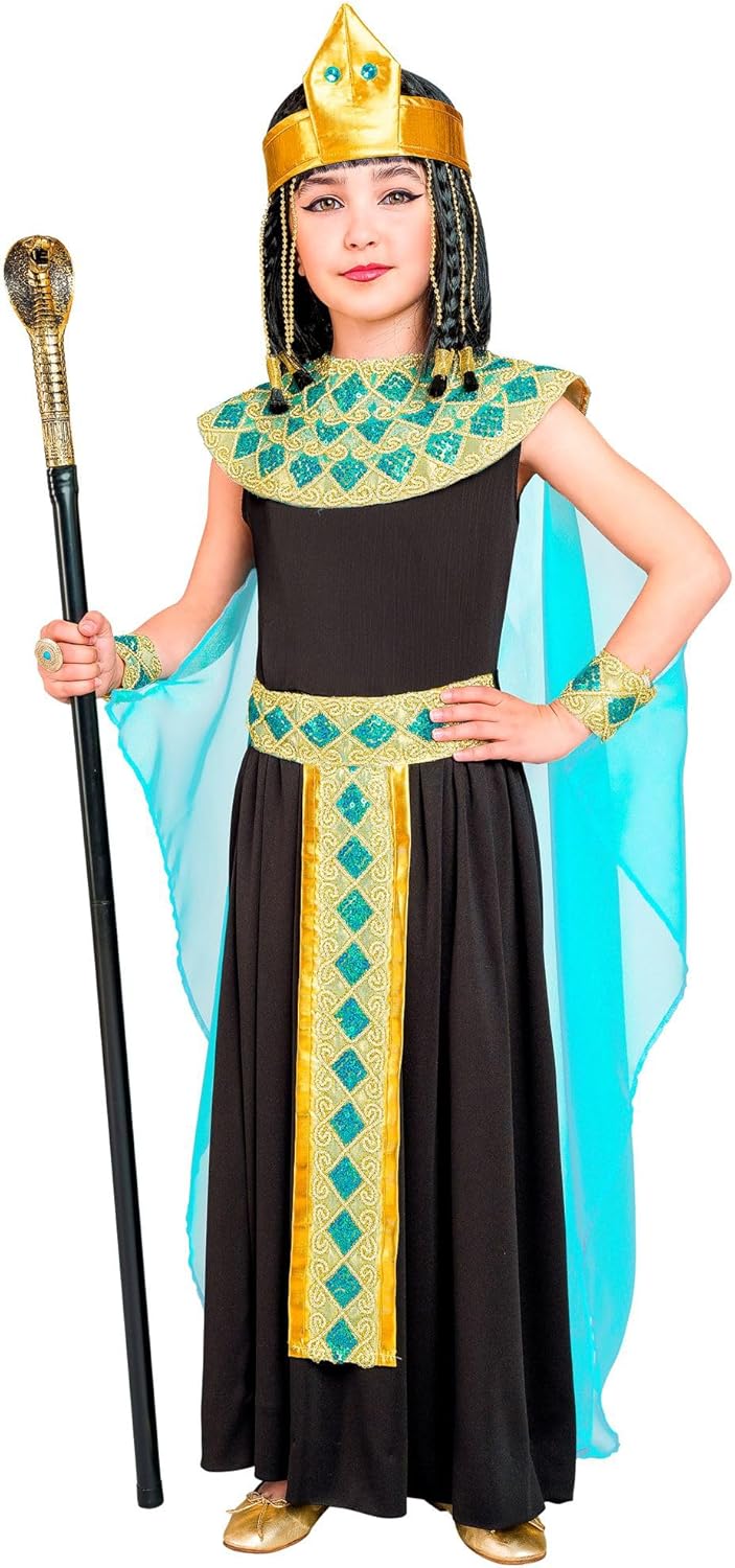 Kinderkostüm Cleopatra, 116 Schwarz