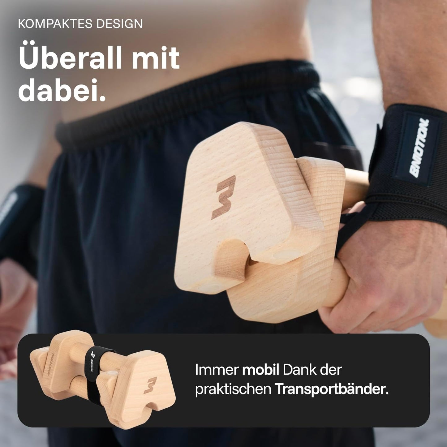 Liegestützgriffe für Calisthenics