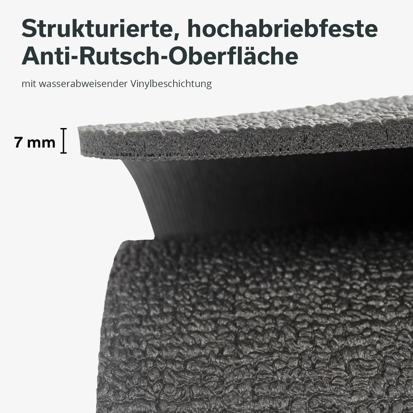 Bodenschutzmatte für Fitnessgeräte, 230 x 65 cm