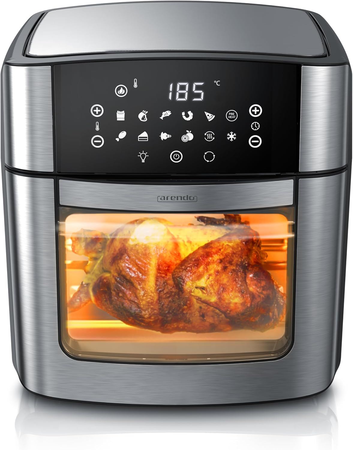 FRY TIME 2 XXL-Heissluftfritteuse mit Grill & Dörrautomat, A: 16 Liter