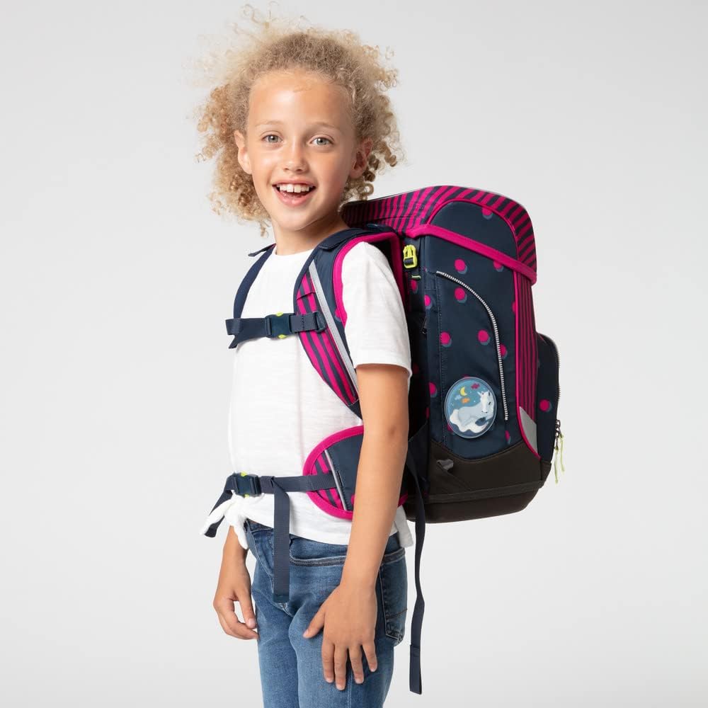 5-teiliges ergonomisches Schulrucksack-Set Cubo, Einheitsgröße Schubi Dubär - Blau
