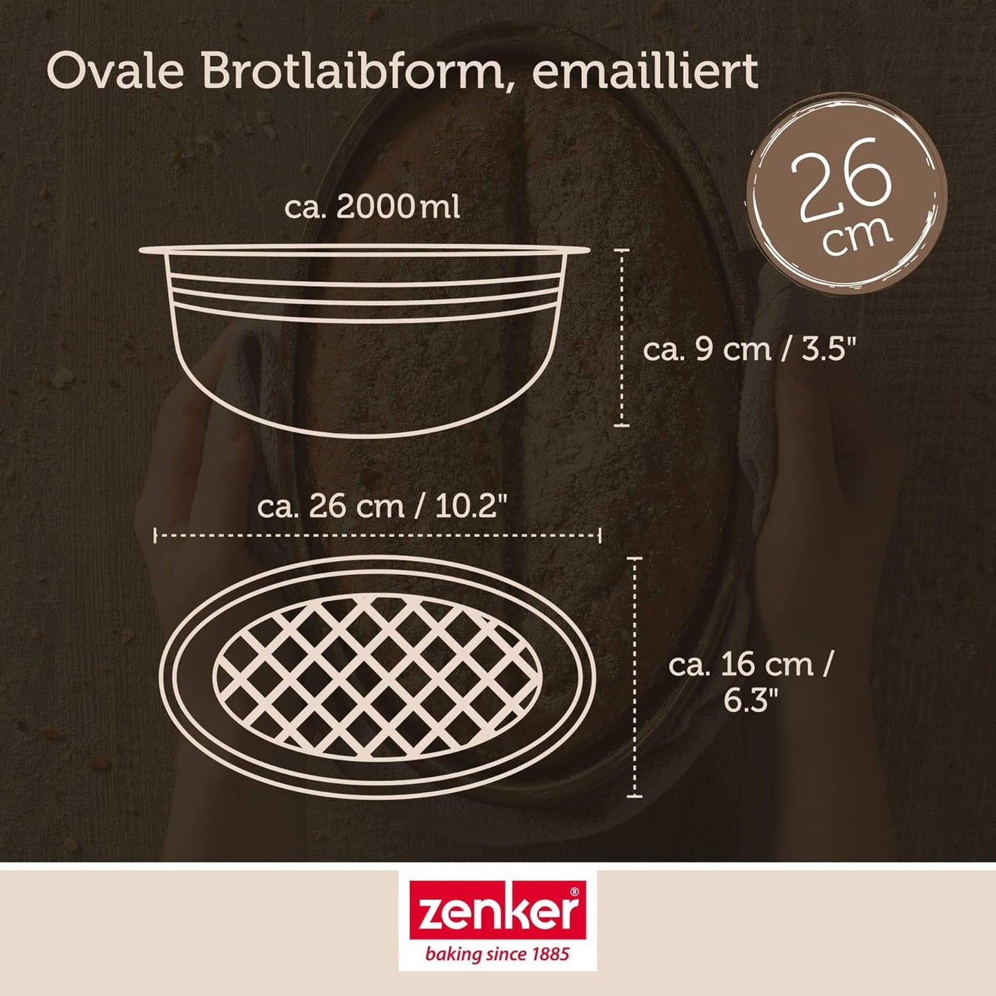 Brotbackform "Dein Brot!"