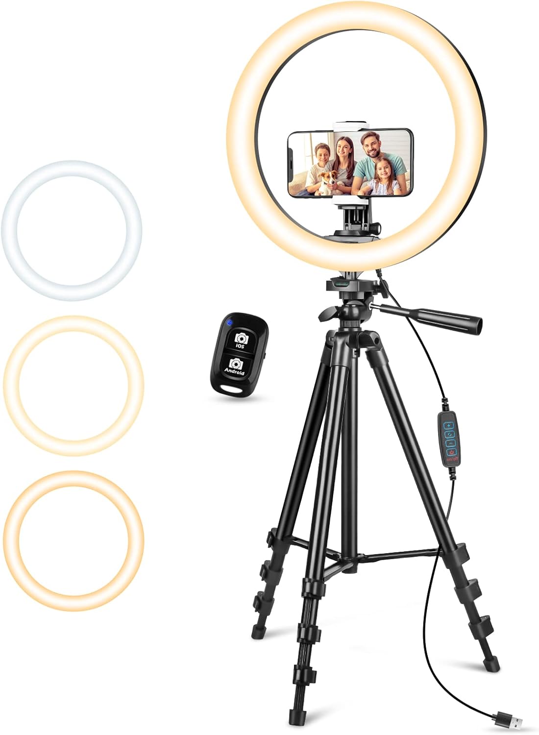 Ringlicht mit Stativ, 12 Zoll