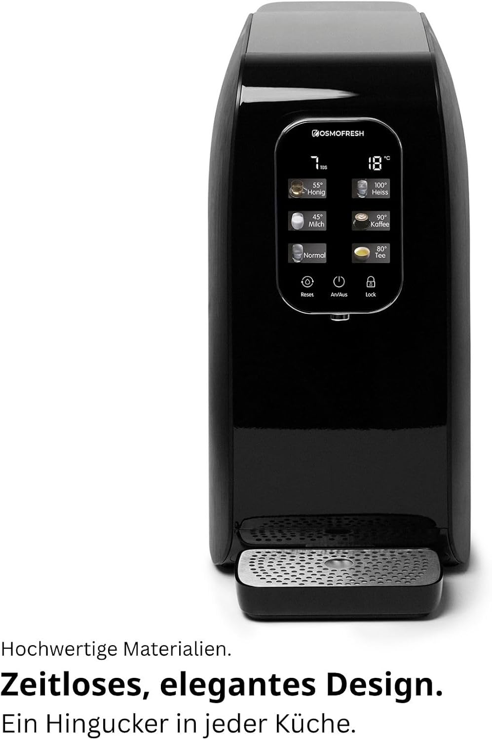 Osmoseanlage Quella Life ohne Wasseranschluss, Black Edition