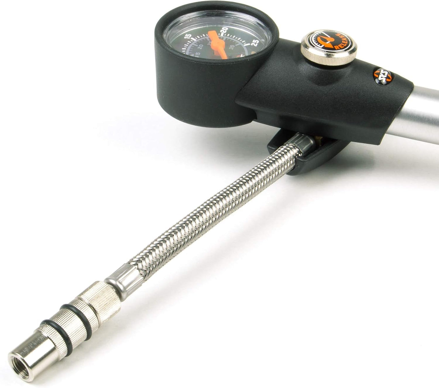 Dämpferpumpe Sam mit Präzisionsmanometer (max. 25 bar), Single