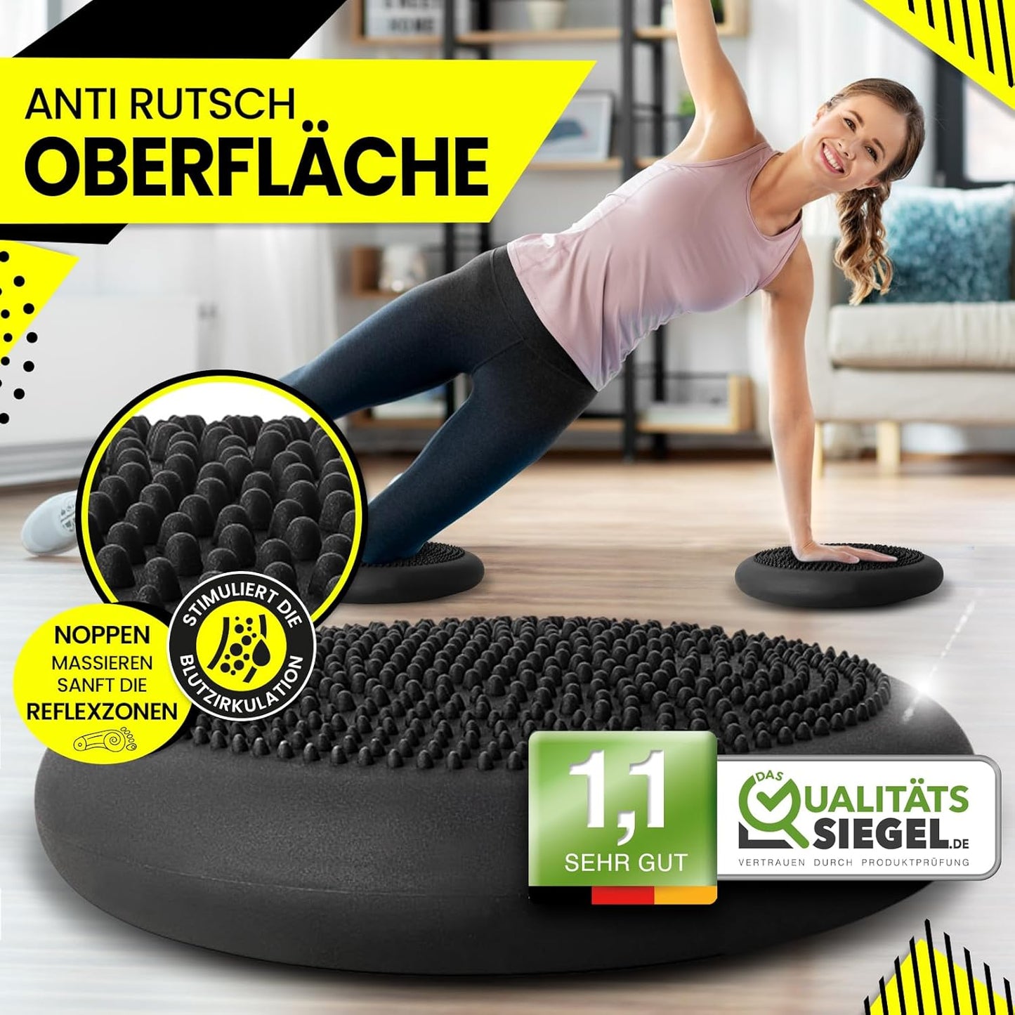 Balancekissen mit Luftpumpe