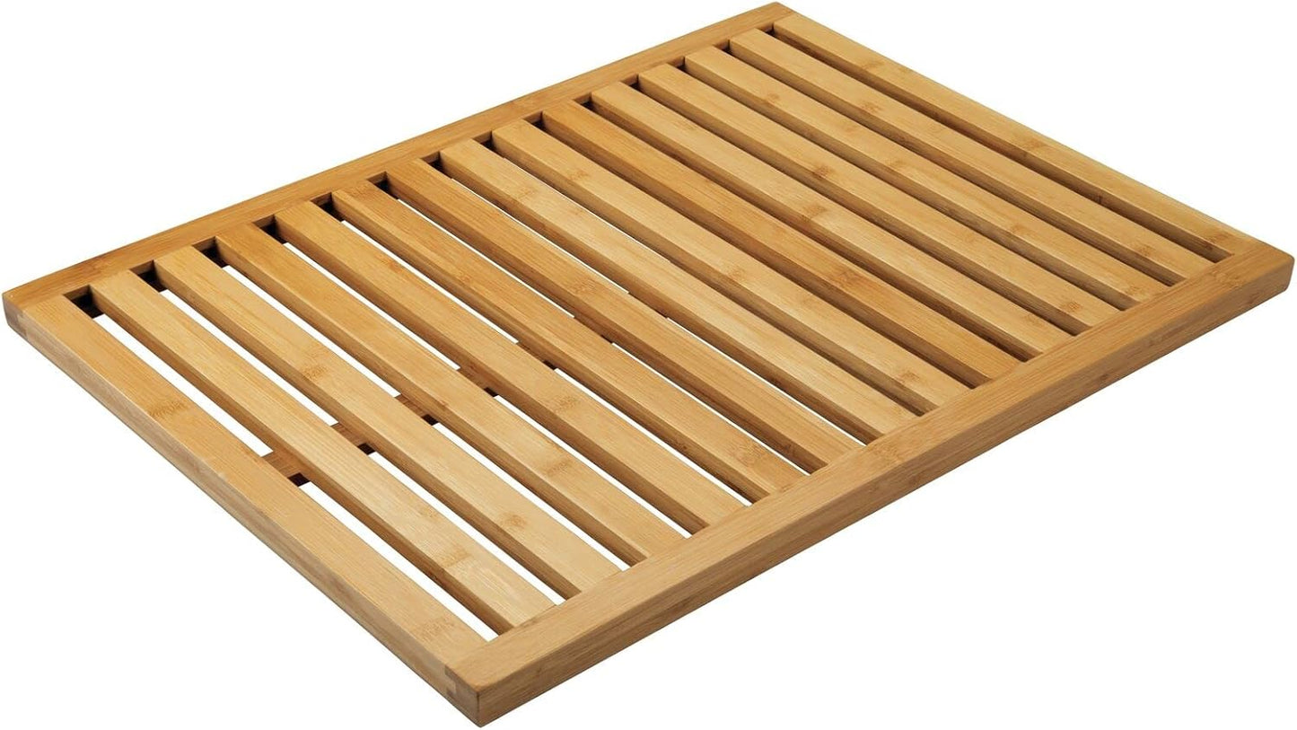 Rutschfeste Bambusmatte, 24 x 18