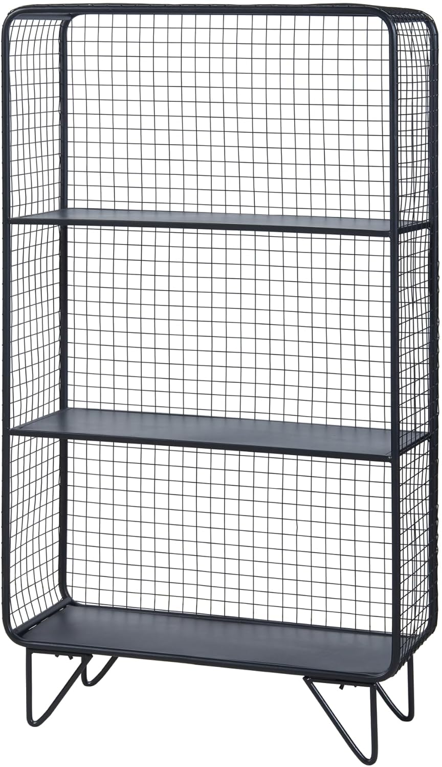 Standregal Volda mit 3 Ebenen und Hairpinlegs