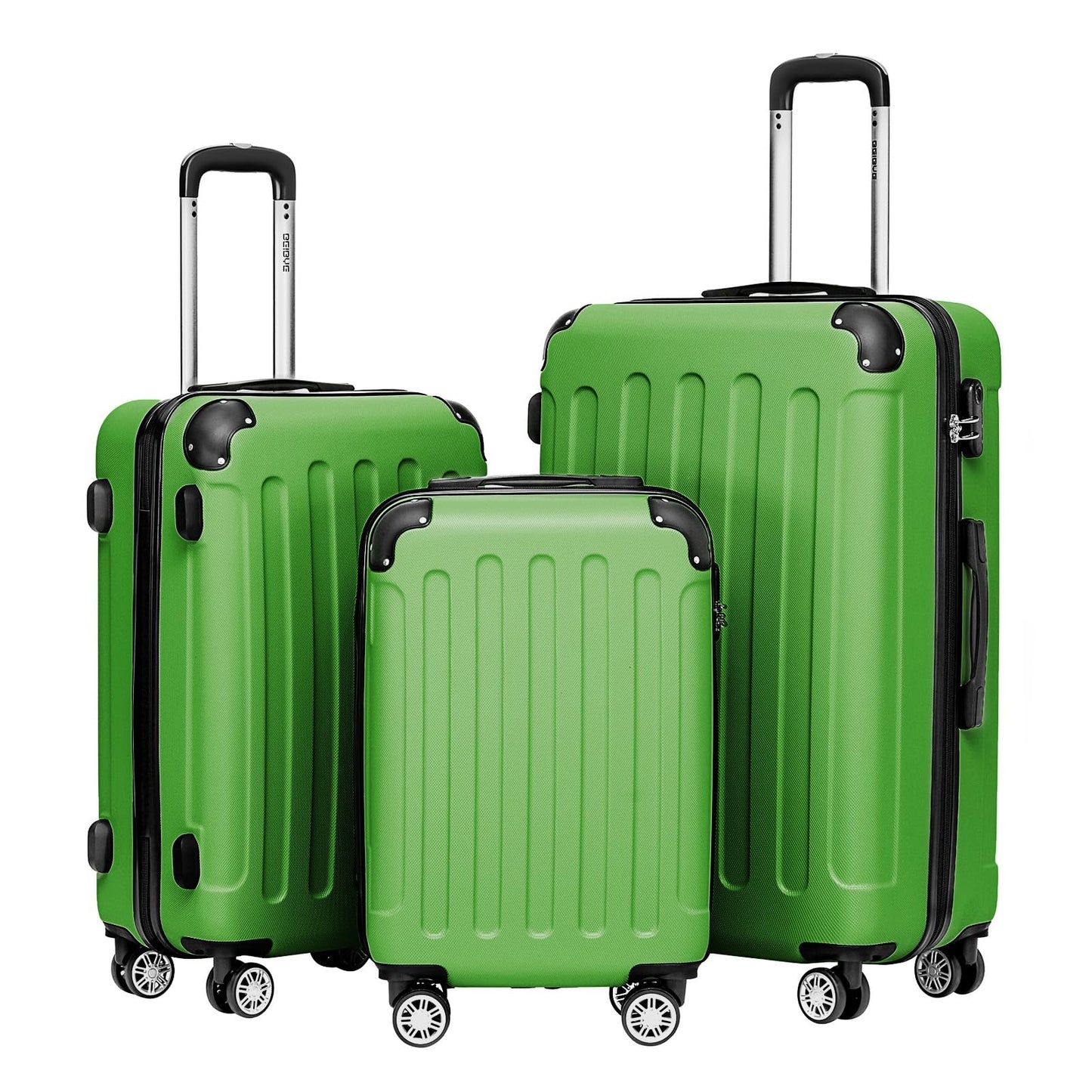 3-tlg. Reisekoffer-Set 2045, Olive-green