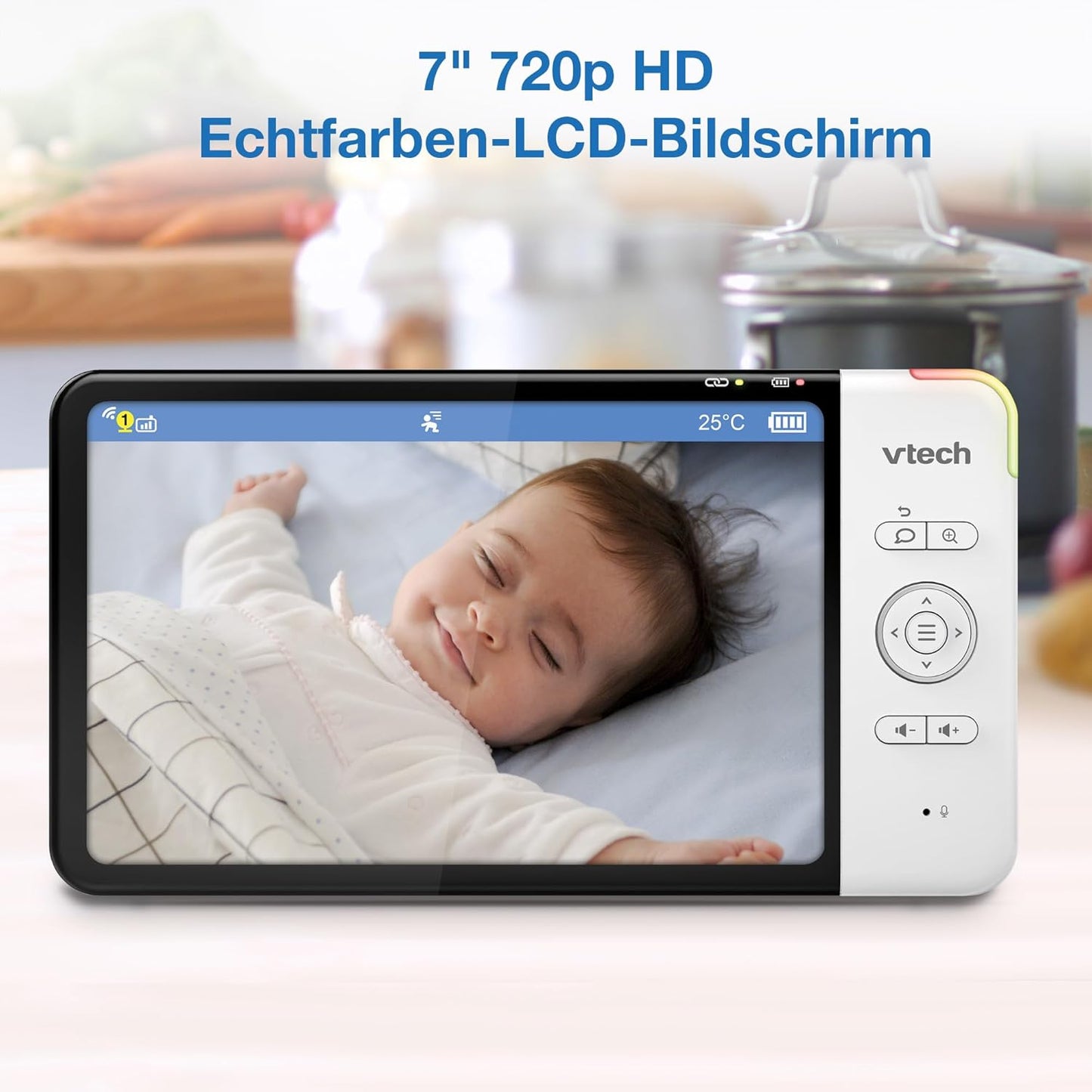 Babyphone RM7764HD mit Kamera, RM7764 7" Video