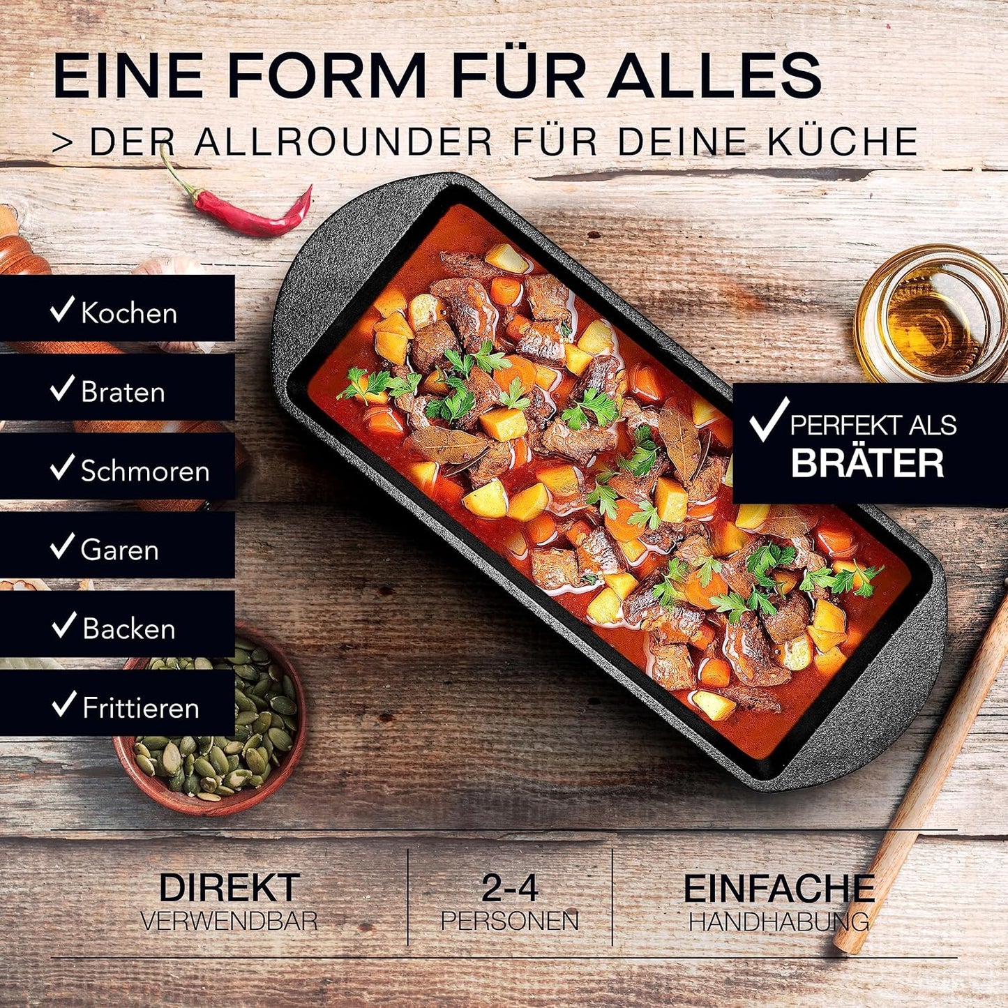 Brotbackform, Kastenform