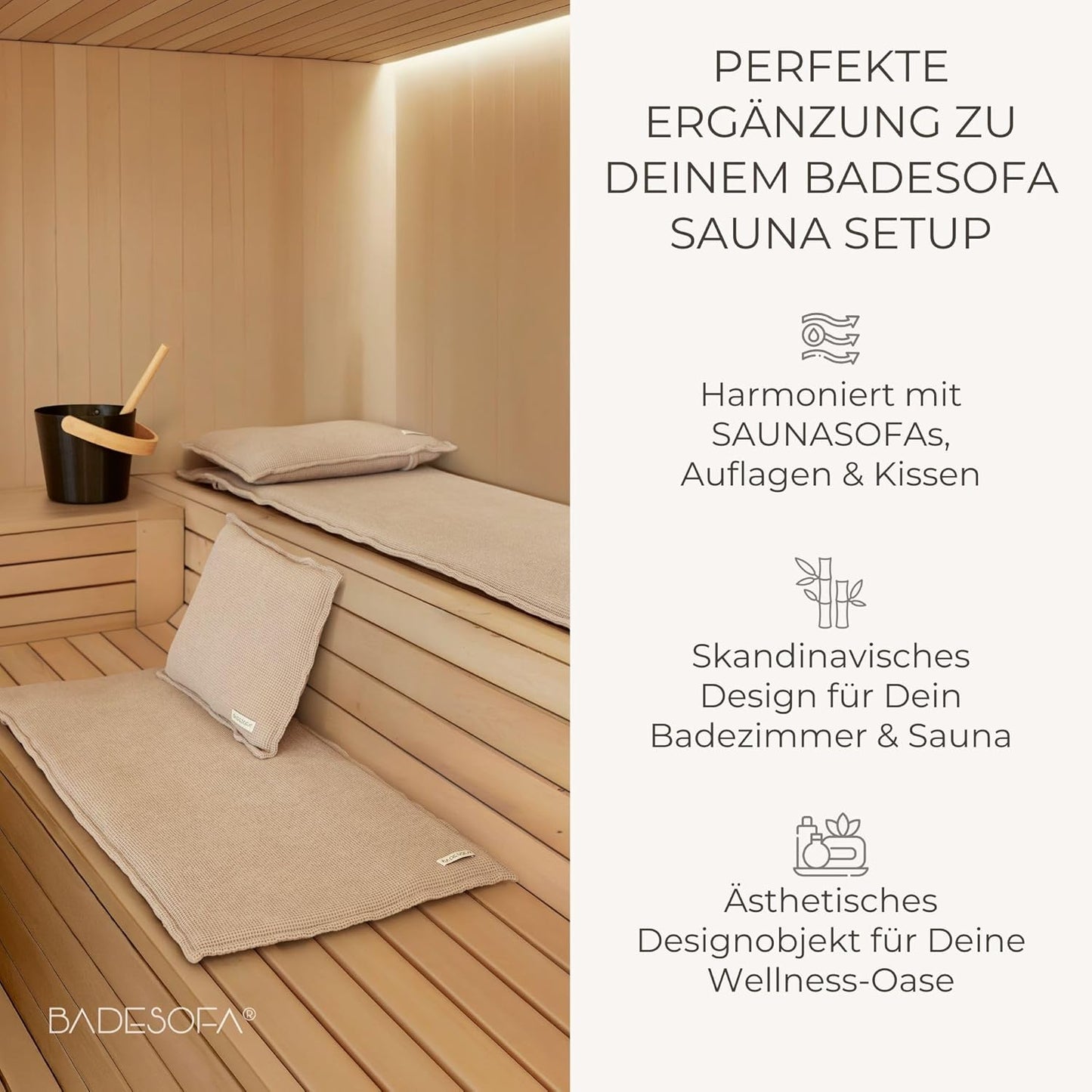 Sauna-Eimer Set, Saunaeimer-Set
